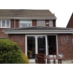 house extension complete front view